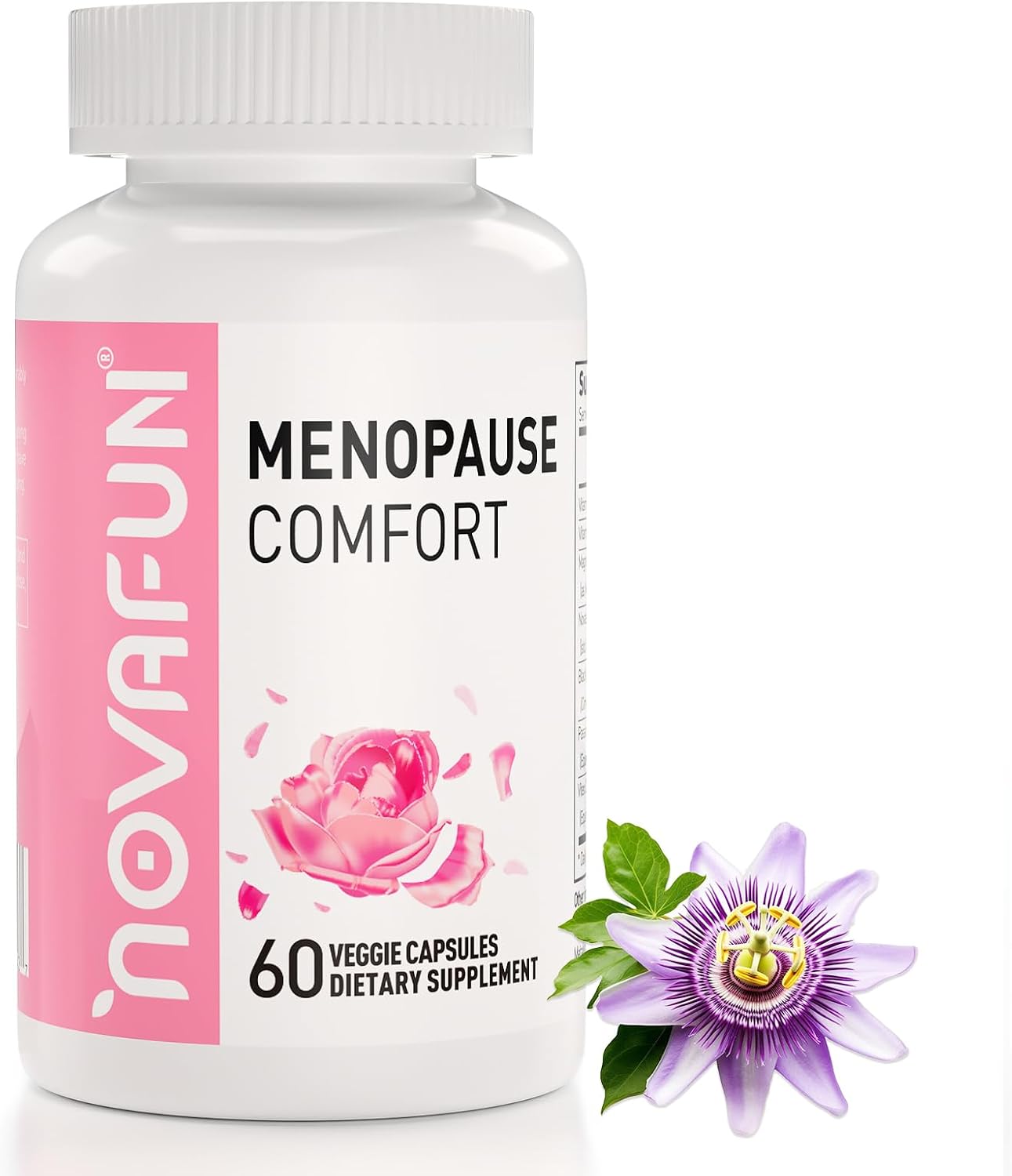 Novafun Menopause Relief Capsules – with Soya Isoflavone, Black Cohosh, Vitex, and Magnesium - görsel 1