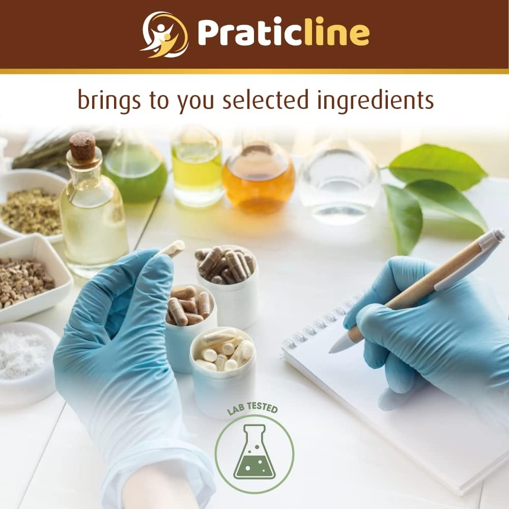 PRATIC LINE Ashwagandha Capsules 3000 mg - 120 Vegan Capsules, Organic Root Powder & Extract, Gluten-free, Made in USA - görsel 7