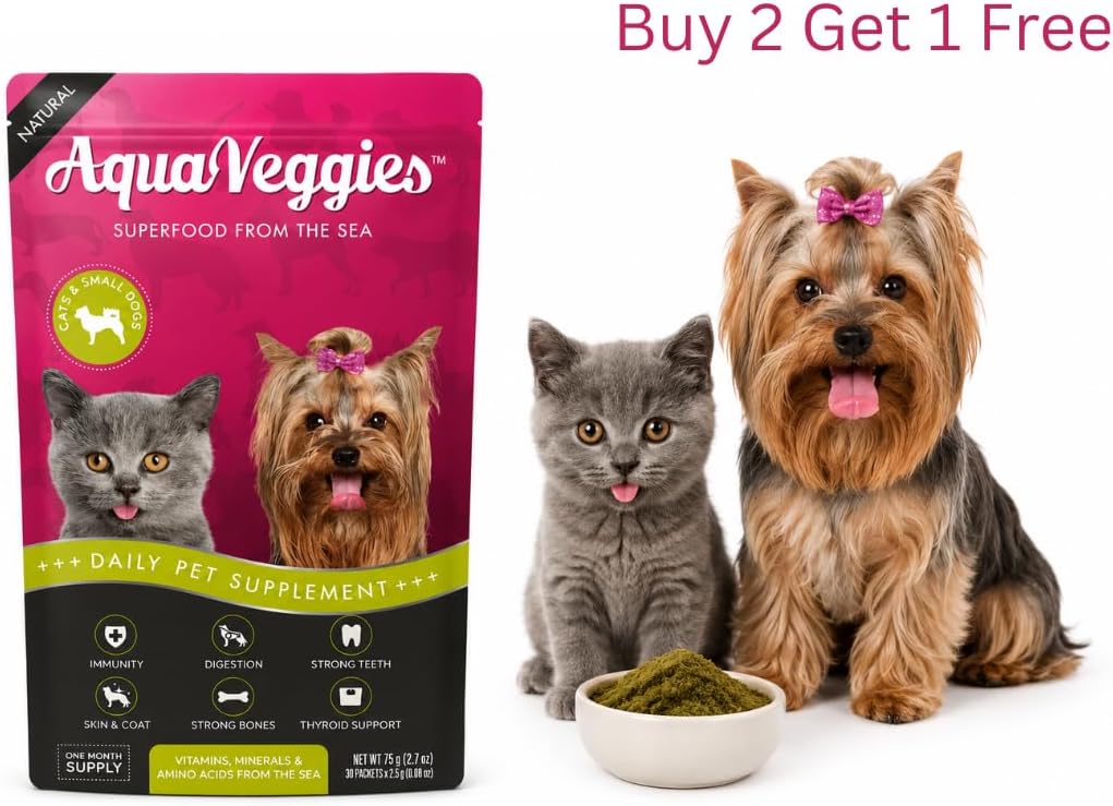 Superfood from the Sea for Pets – Daily Multivitamin Packs for Small Dogs & Cats (75g, 30 Sachets) - görsel 2