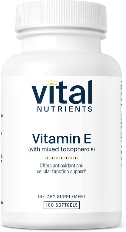 Vital Nutrients Vitamin E with Mixed Tocopherols - 400 IU, 100 Softgels