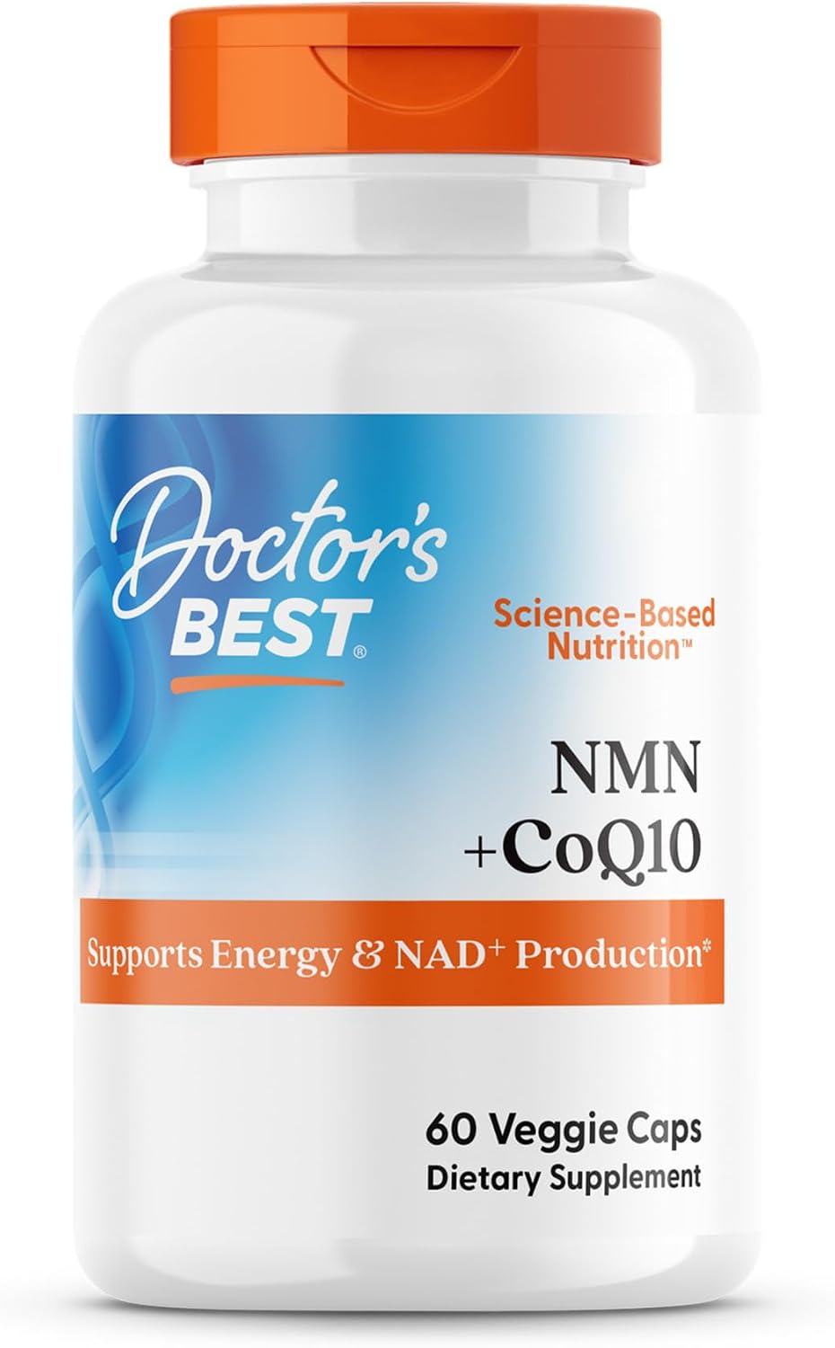 Doctor's Best NMN + CoQ10, 60 Vegan Capsules - görsel 1