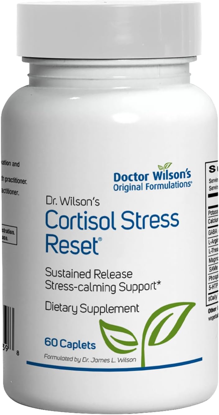 Doctor Wilson's Original Formulations Cortisol Stress Reset - Cortisol, Mood and Sleep Support, 60 caplets - görsel 1