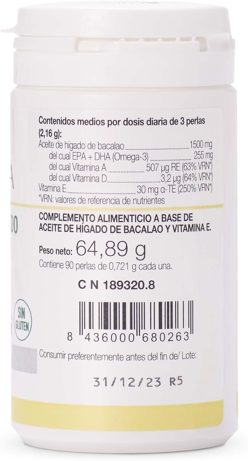 ANA MARIA LAJUSTICIA HIGADO BACALAO 90perlas - görsel 2