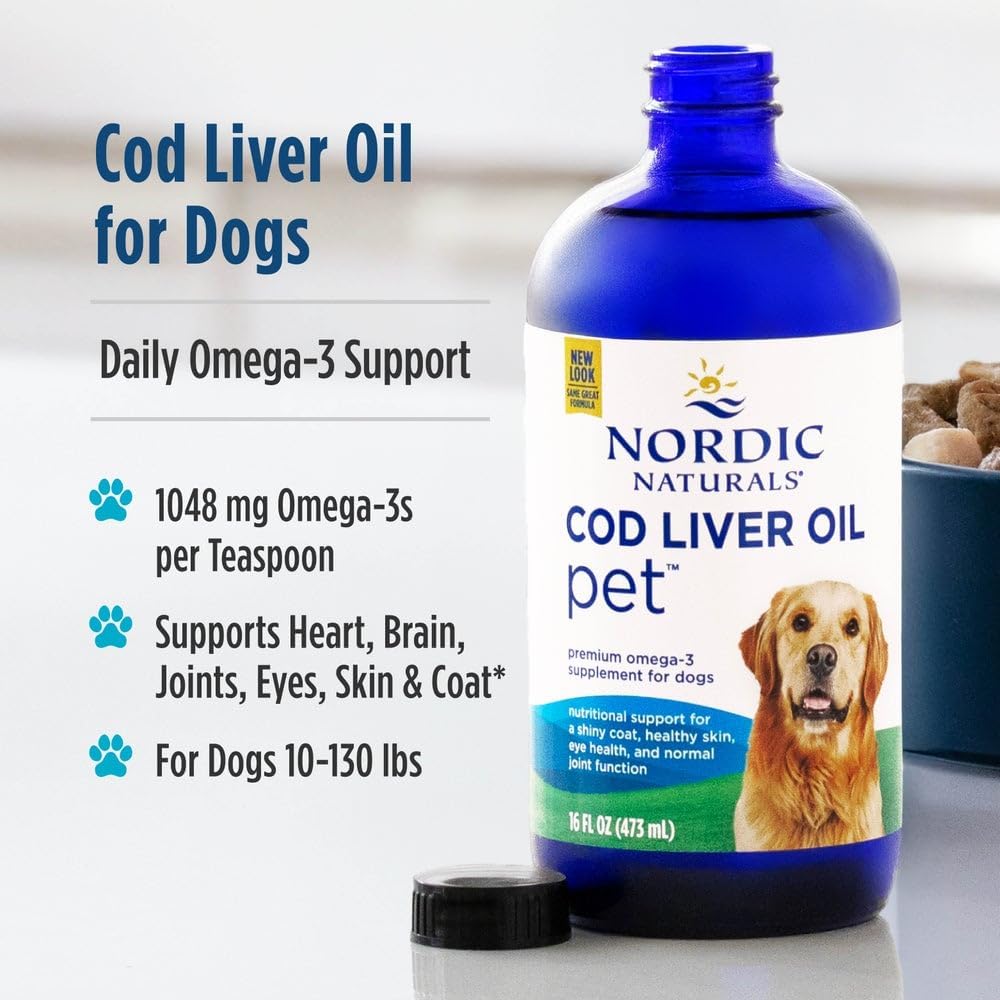 Nordic Naturals Pet Cod Liver Oil, Unflavoured - 473 ml - görsel 3