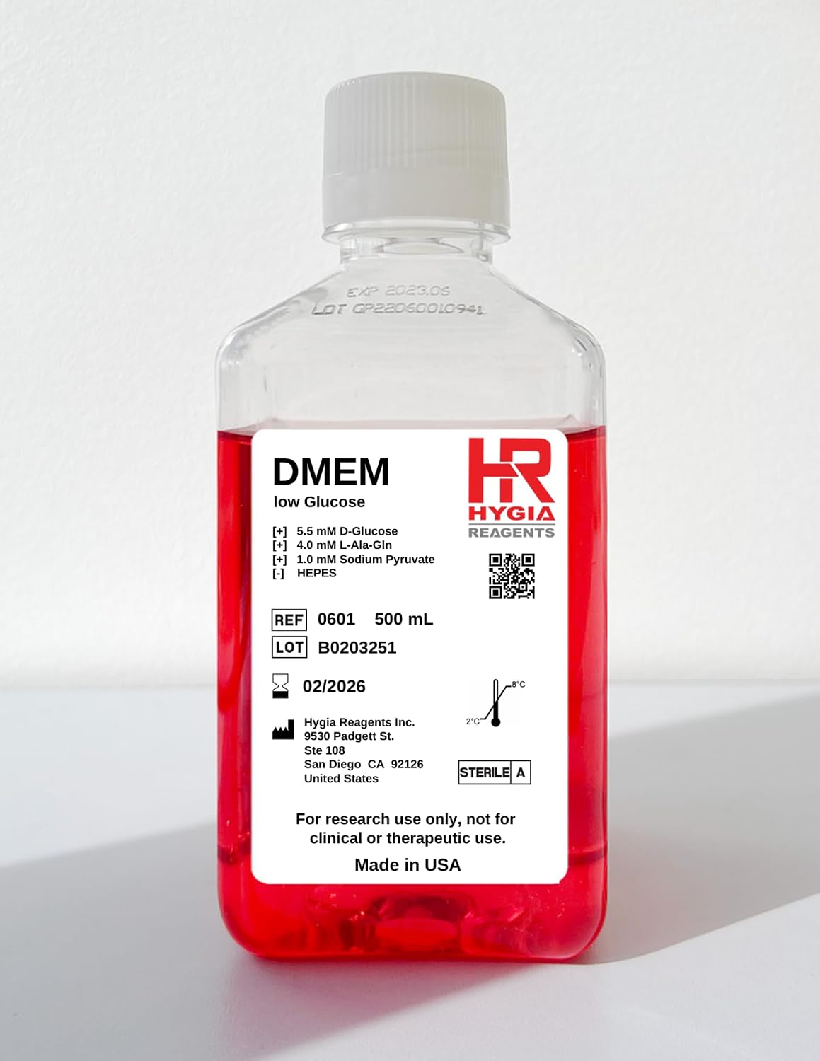 DMEM Cell Culture Medium/Low Glucose - görsel 1