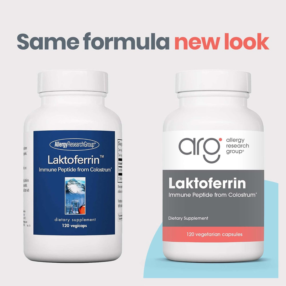 Allergy Research Group ARG Laktoferrin – 350mg Lactoferrin – Immune System & Gut Health Support – 120 Capsules - görsel 2