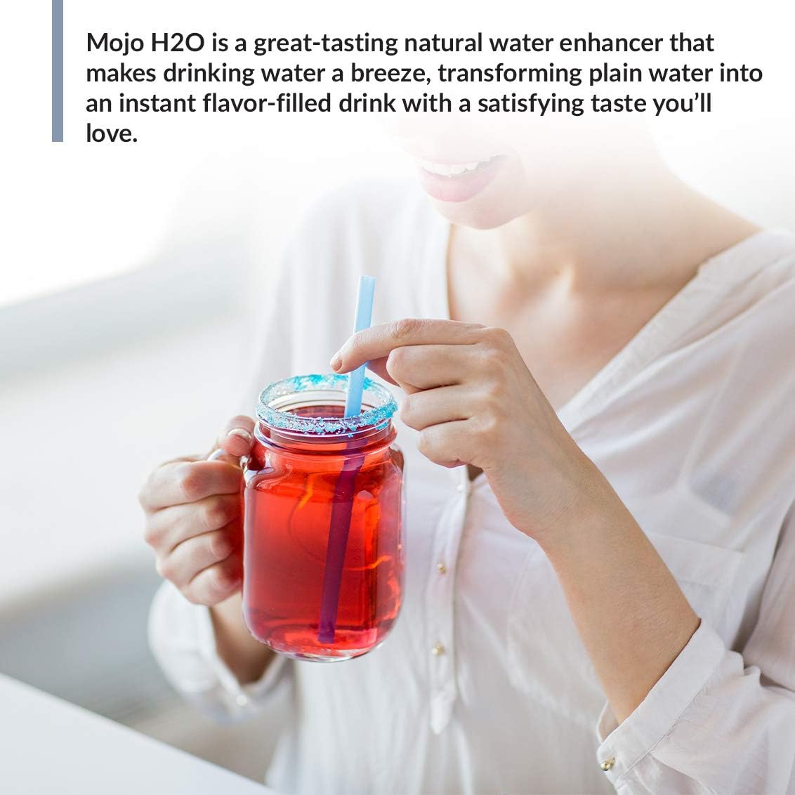 BioTrust Mojo H2O Natural Water Enhancer Drops, B Vitamins and Electrolytes, Sugar-Free, Zero Calories, Naturally Flavoured (Strawberry Watermelon, 4-Pack) - görsel 3