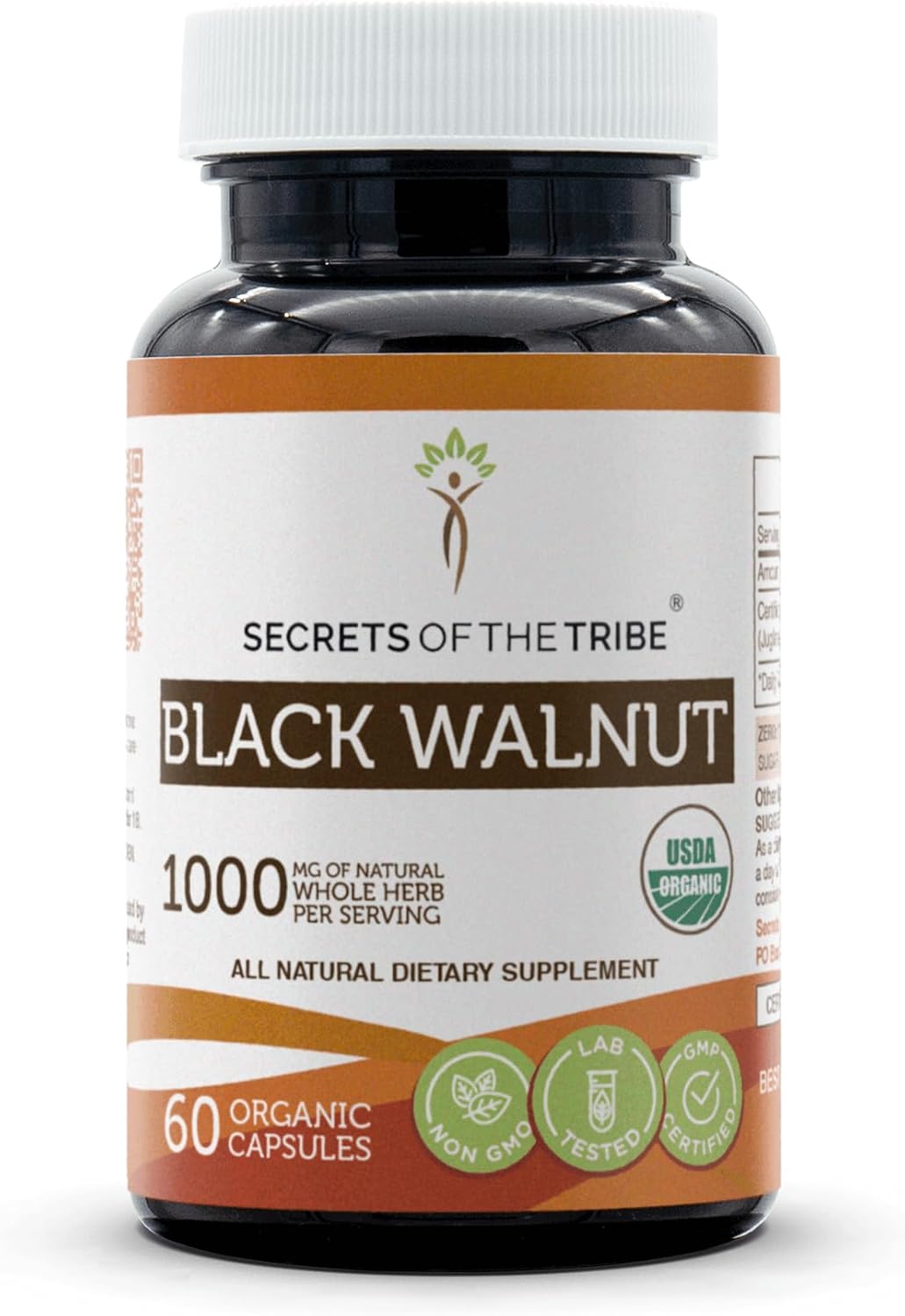 Secrets of the Tribe Black Walnut Organic Capsules (120 Capsules) - görsel 7