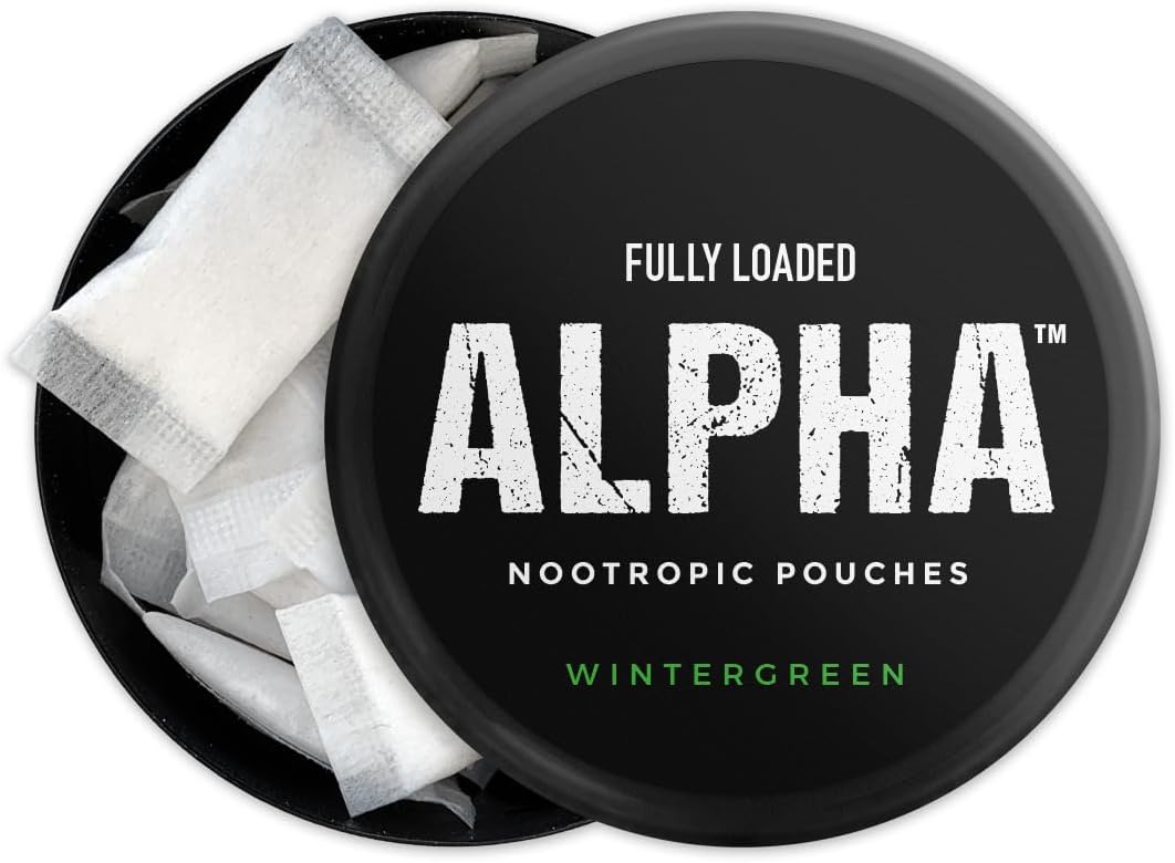 Fully Loaded Bullseye Alpha Nootropic Pouches (Wintergreen, 5 Cans) - görsel 2