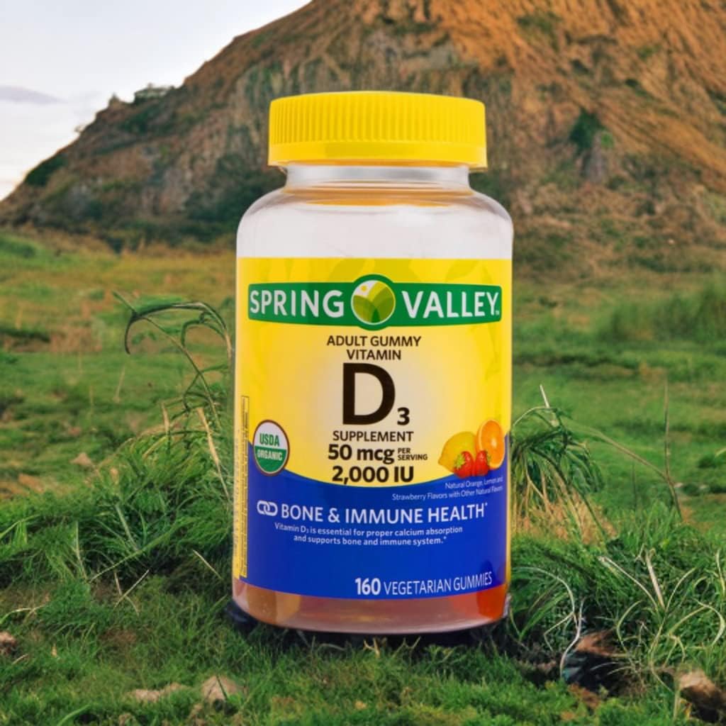 Spring Valley Vegetarian Vitamin D3 Gummies, 2000 IU, 50 mcg, 160 Count - görsel 2