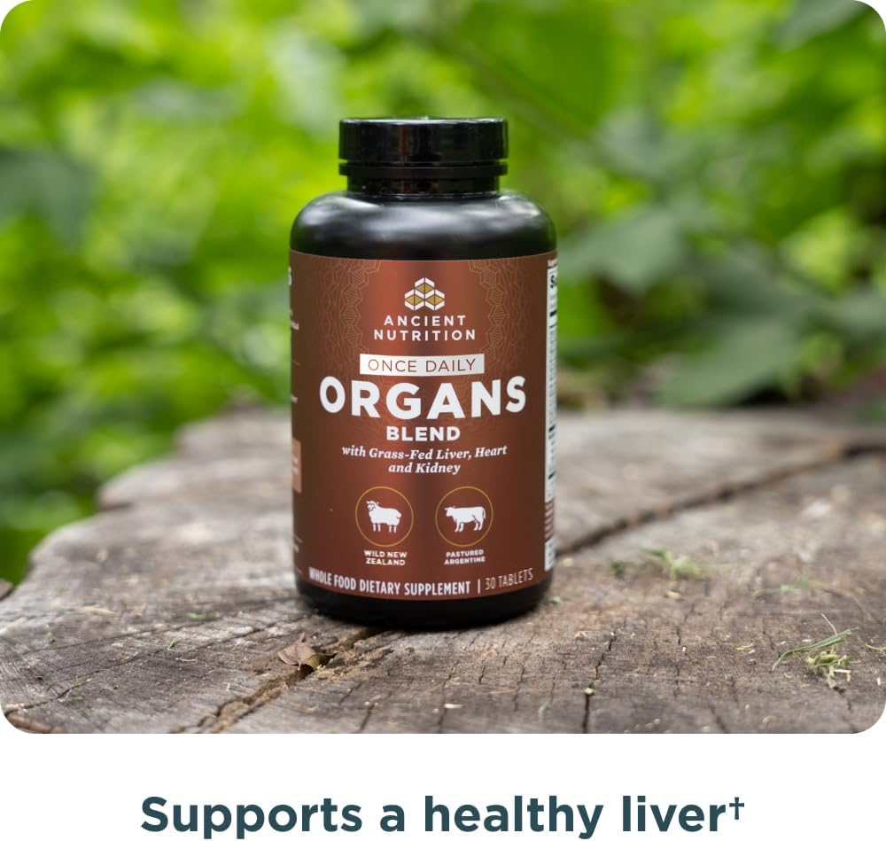Ancient Nutrition Organ Supplements – Once Daily Grass-Fed and Wild Organ Complex, 30 Capsules - görsel 3