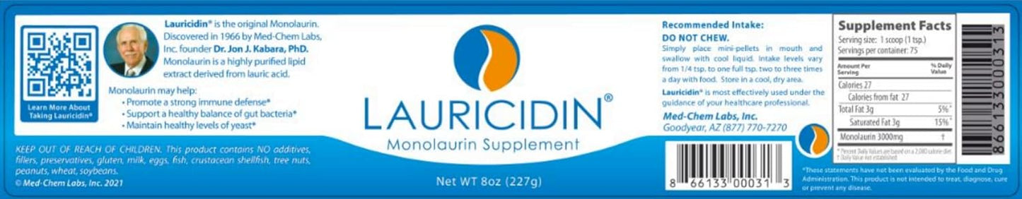 Lauricidin – The Original Monolaurin Supplement (3000mg per Serving, 227g) - görsel 2