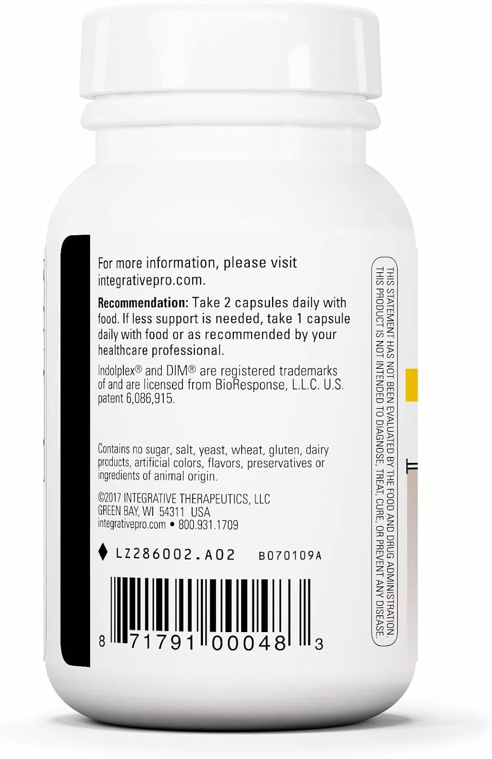Integrative Therapeutics Indolplex – 240mg Bioavailable DIM for Hormone Balance Support - görsel 3