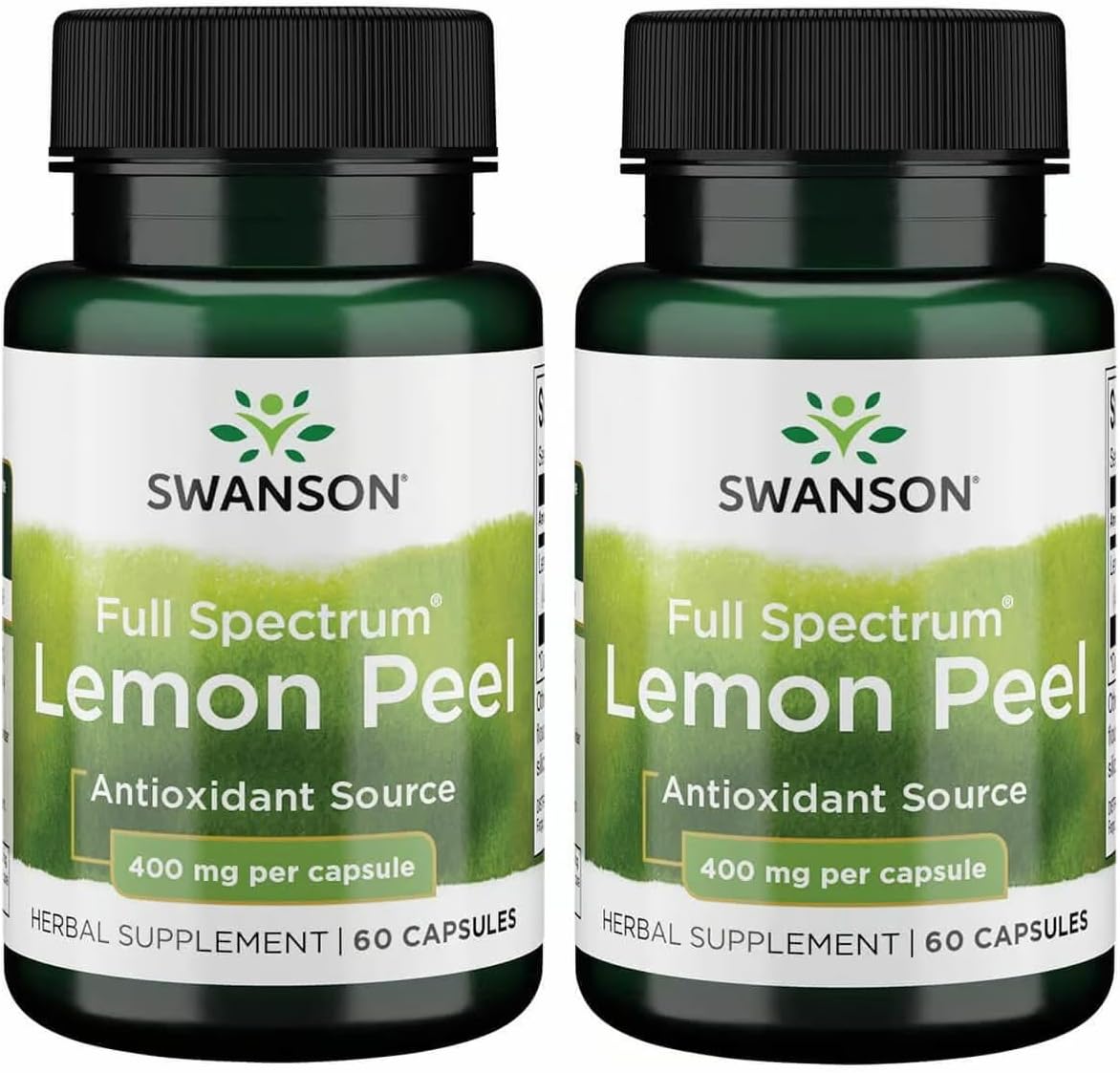 Swanson Full Spectrum Lemon Peel 400 mg 60 Capsules (2 Pack) - görsel 1