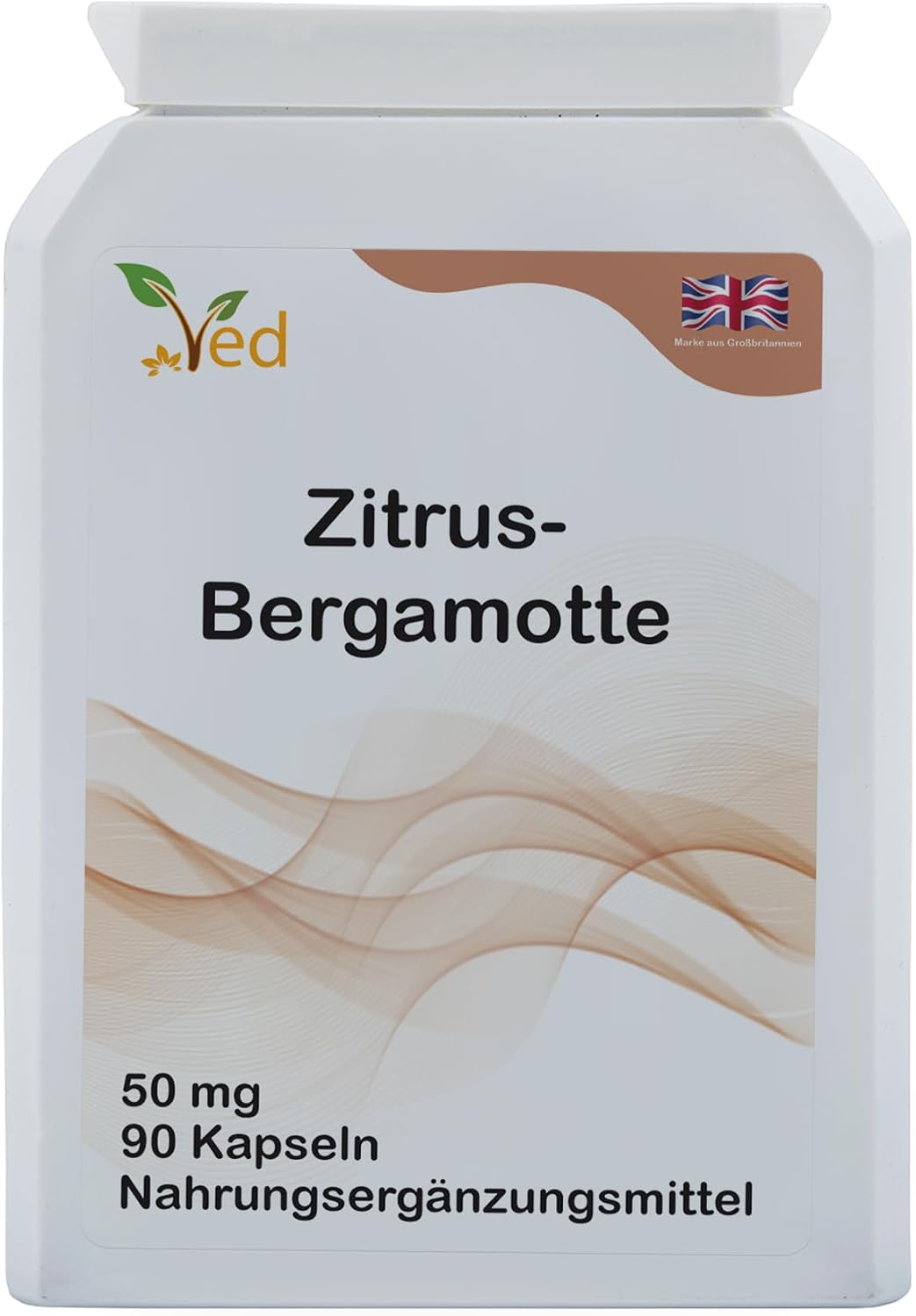 Ved Citrus Bergamot, Organic Citrus Bergamot Extract, 500 mg, 90 Vegan Capsules (3 Months' Supply) - görsel 1