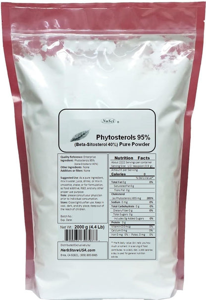 Phytosterols Beta-Sitosterol Pure Powder (2000 g)