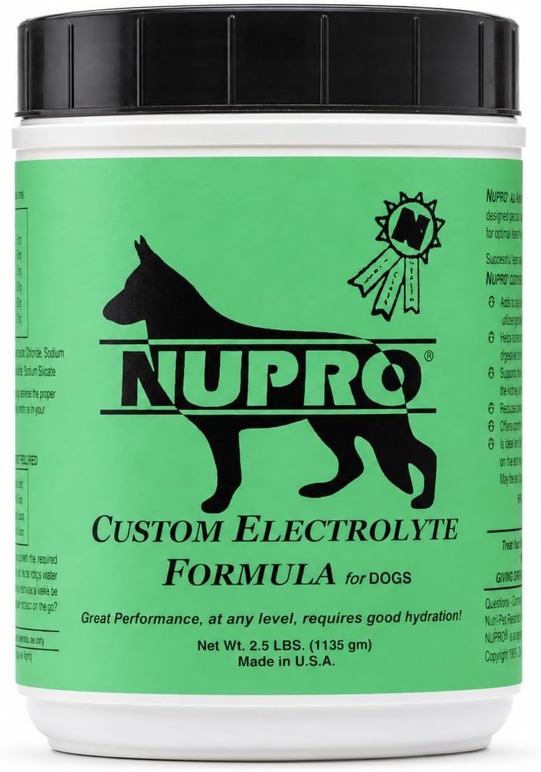 NUPRO Custom Electrolytes for Dogs - Hydration Support for Active and Working Dogs - görsel 1