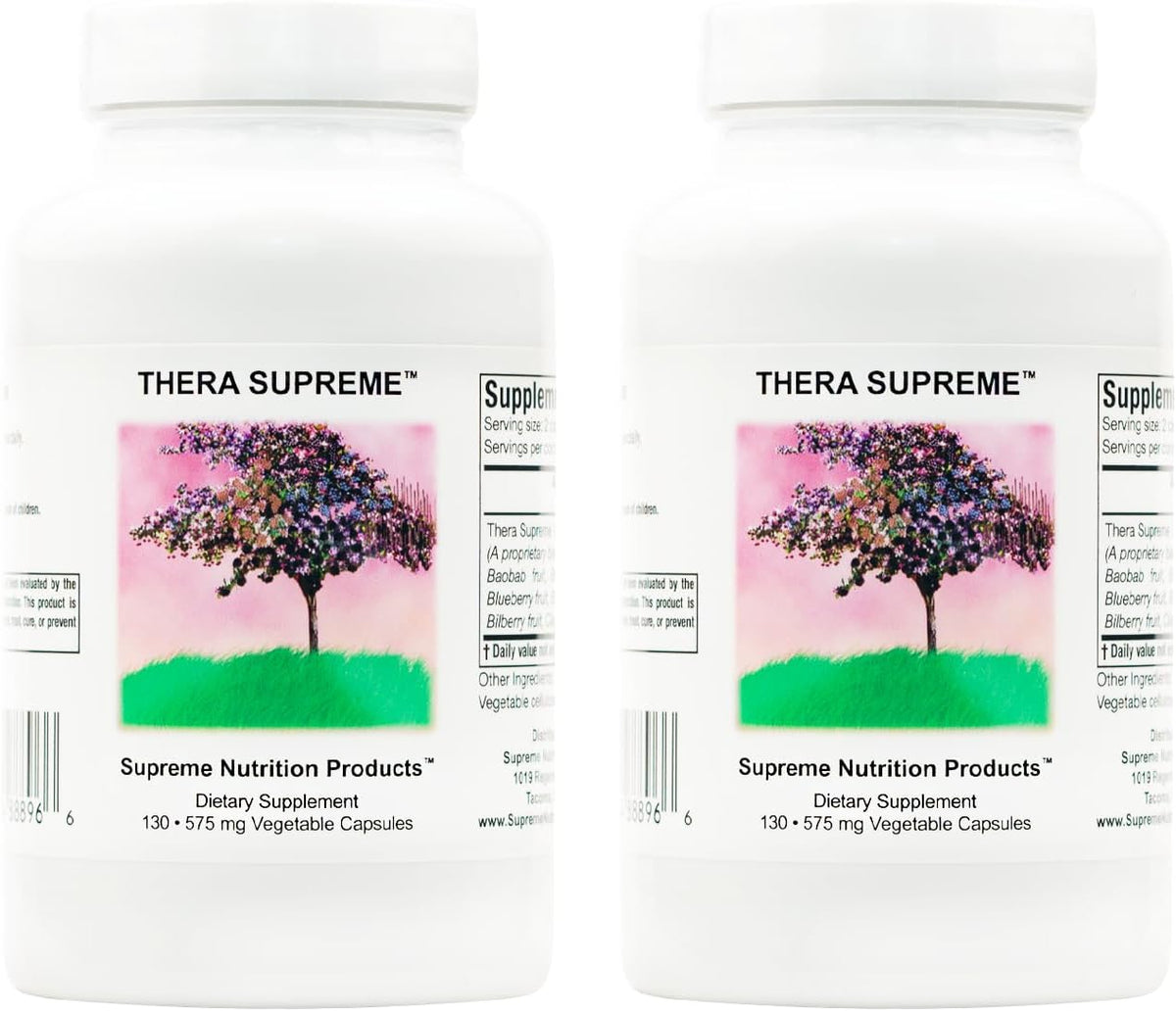 Supreme Nutrition Thera Supreme, 130 Pure Herbal Combination Vegetarian Capsules - görsel 5