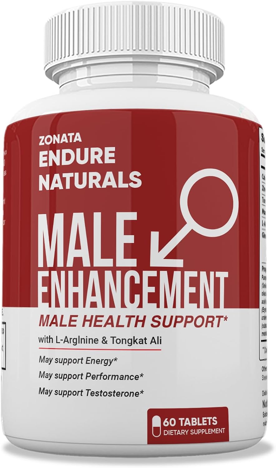 Zonata Endura Naturals Strength Support Male Supplement – 60 Capsules - görsel 1