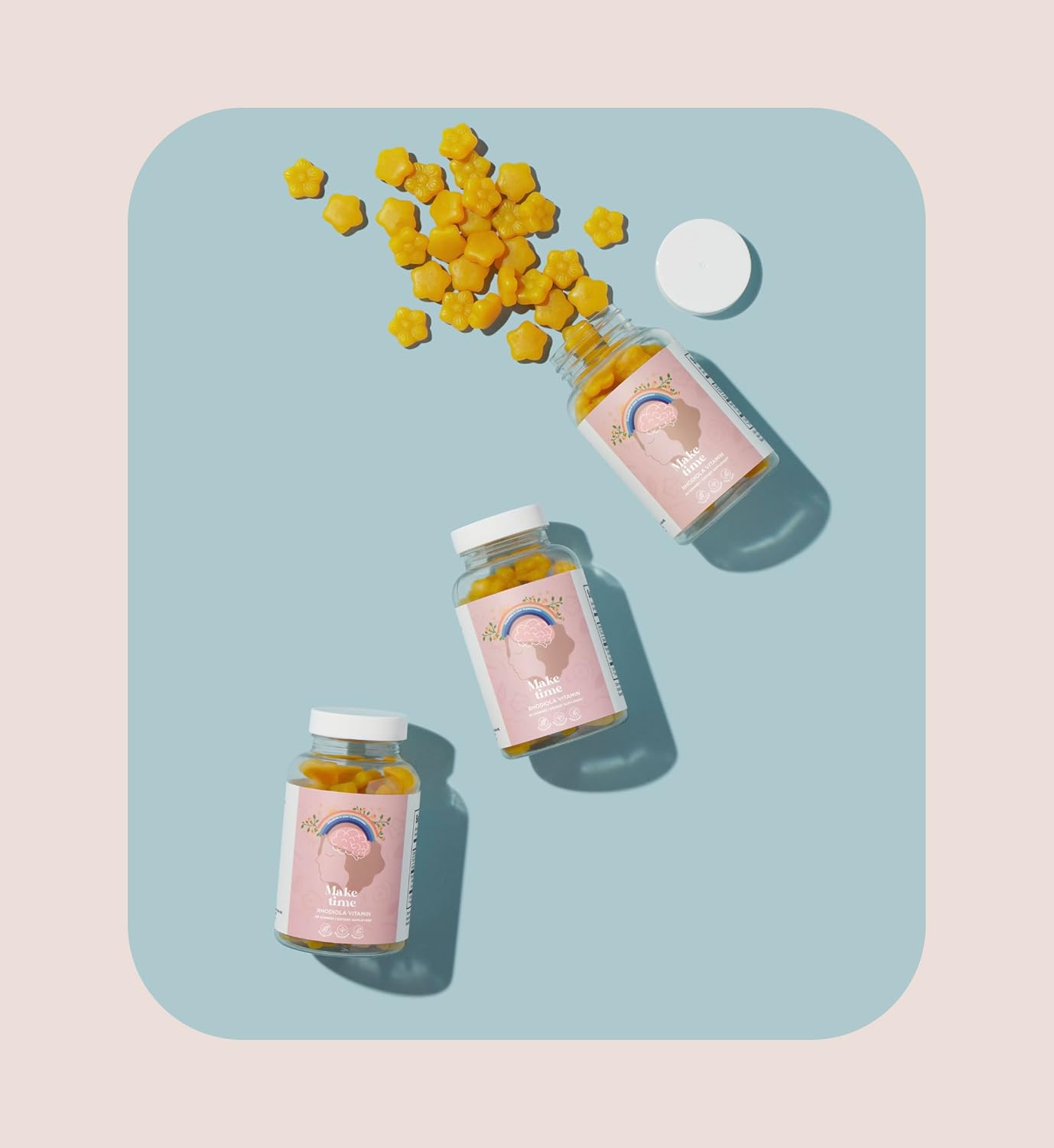 MAKE TIME Women's Rhodiola Gummies for Brain Health and Stress - görsel 4