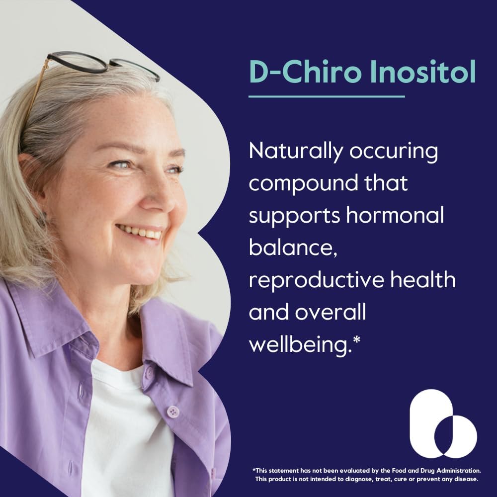 BESTVITE D-Chiro Inositol (120 Vegetarian Capsules) - No Stearates - Vegan - Non-GMO - Gluten-free - görsel 4