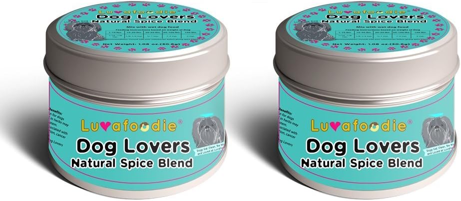 Luvafoodie Dog Lovers Two Pack Spice Tin - görsel 1