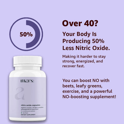 Mars Nitric Oxide Capsules – Pack of 3