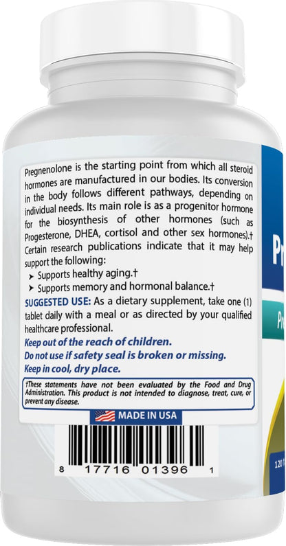 Best Naturals Pregnenolone 30 mg – 240 Tablets