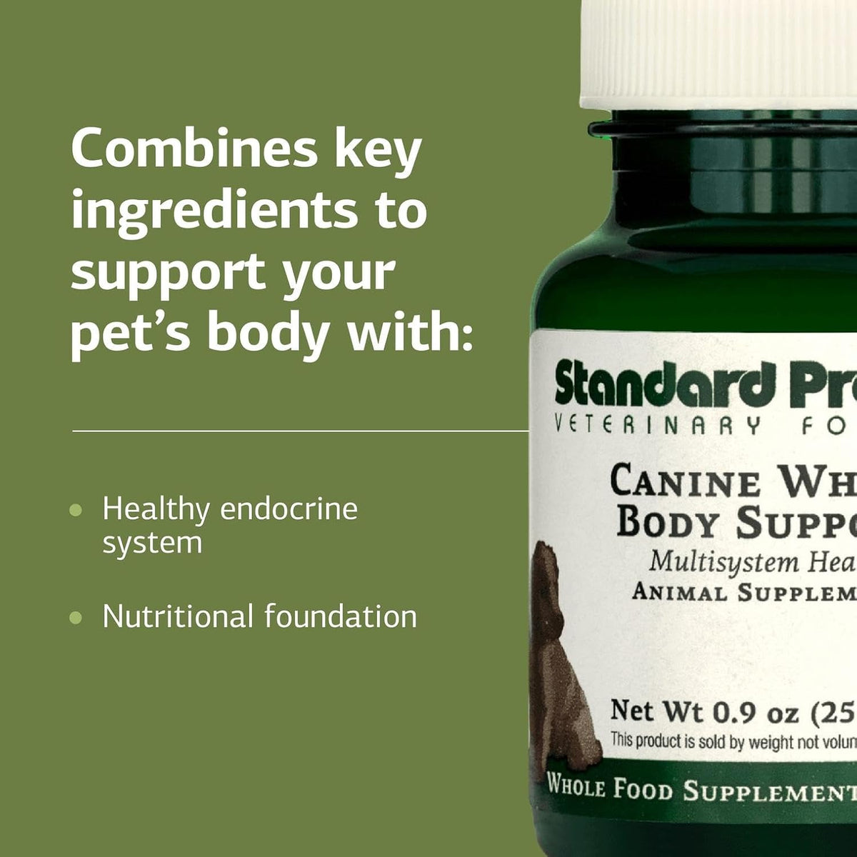 Standard Process Inc. Whole Body Multisystem Support Supplement for Dogs – Nutritional Powder for Daily Health Maintenance – 25 g - görsel 4