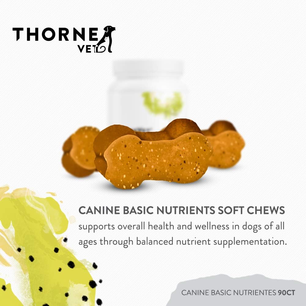 ThorneVET Canine Basic Nutrients – Multivitamin Support for Dogs, 90 Soft Chews - görsel 3