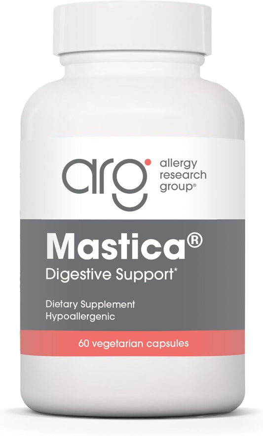 Allergy Research Group Mastica - 1000 mg Chios Mastic Gum Resin - 60 Capsules