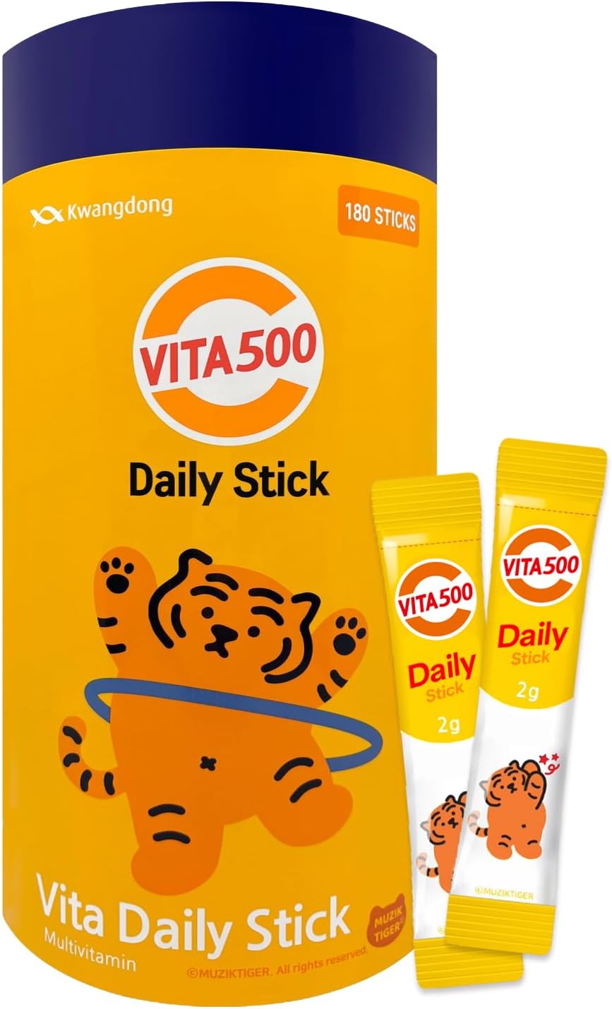 KWANGDONG Vita500 Multivitamin Powder Daily Stick – Vitamin C 500mg with B Complex (30 Sticks) - görsel 9