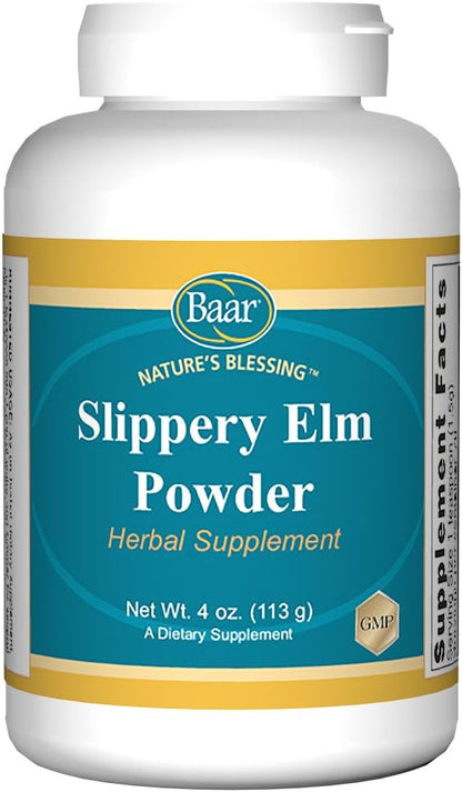 Baar American Saffron Tea & Slippery Elm Bark Powder Kit – 170g Saffron & 113g Elm