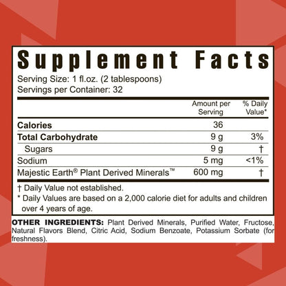 Youngevity Cheri-Mins™ Plant Derived Liquid Minerals - Great Tasting Formula - 77+ Natural Unaltered Trace Minerals - Colloidal Form Humic Shale (946 ml - Pack of 2)