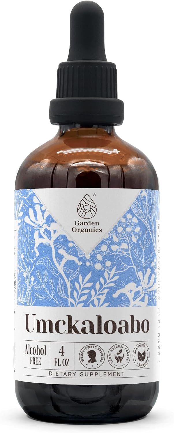 Umckaloabo Alcohol-Free Natural Tincture Extract, Immune System Booster, Liquid Drops (60 ml) - görsel 6