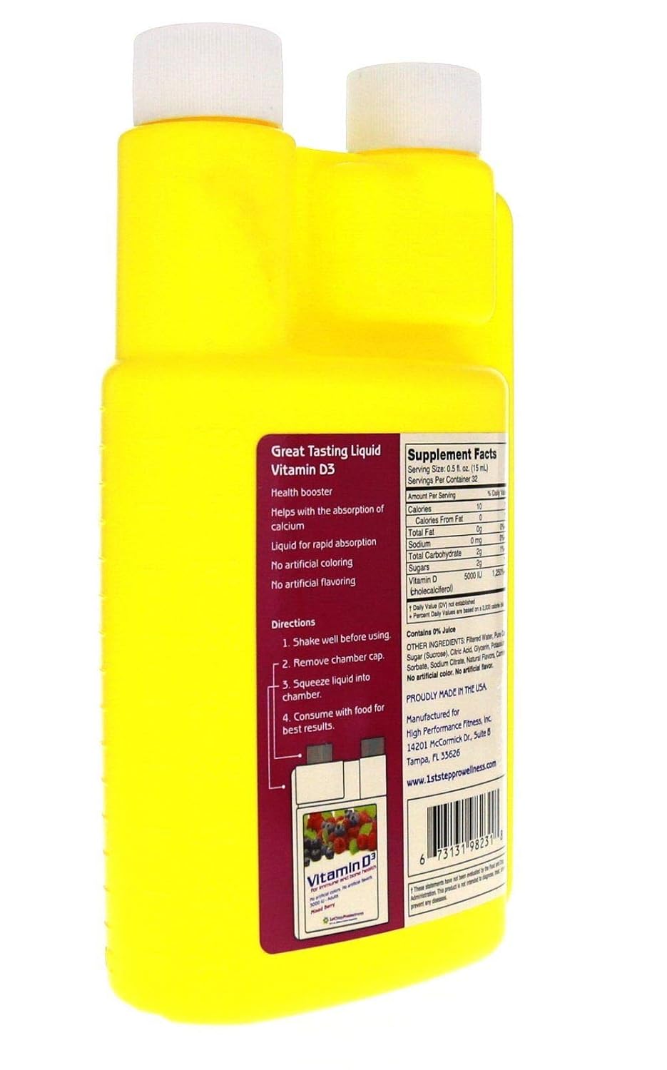 1st Step for Energy Liquid Vitamin D3 – Mixed Berry - görsel 2