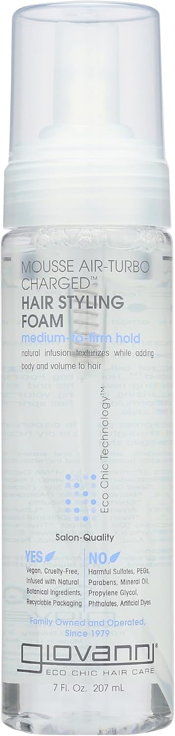 Giovanni Air Turbo Charged Natural Mousse - 7 oz - görsel 1