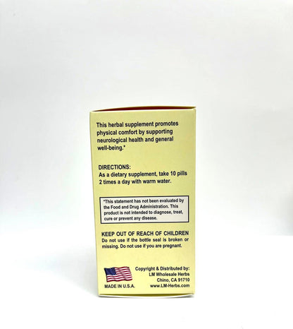 Gastrodia Combo Herbal Supplement - 300mg, 100 Capsules - Manufactured in USA