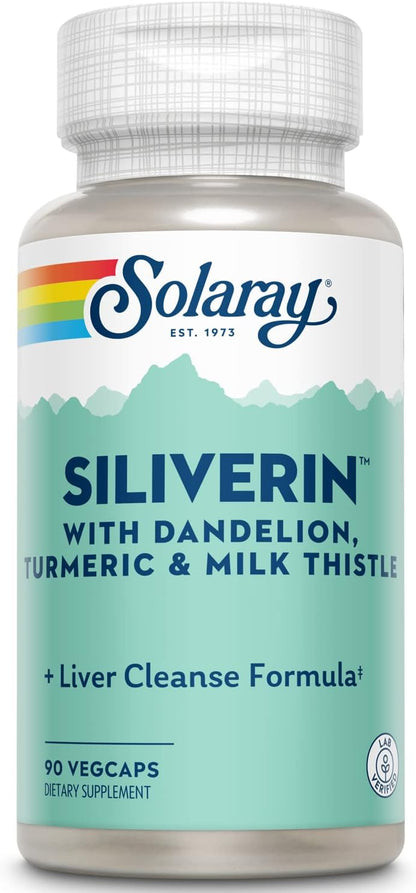 Solaray Siliverin, 140mg, 90 Vegetarian Capsules