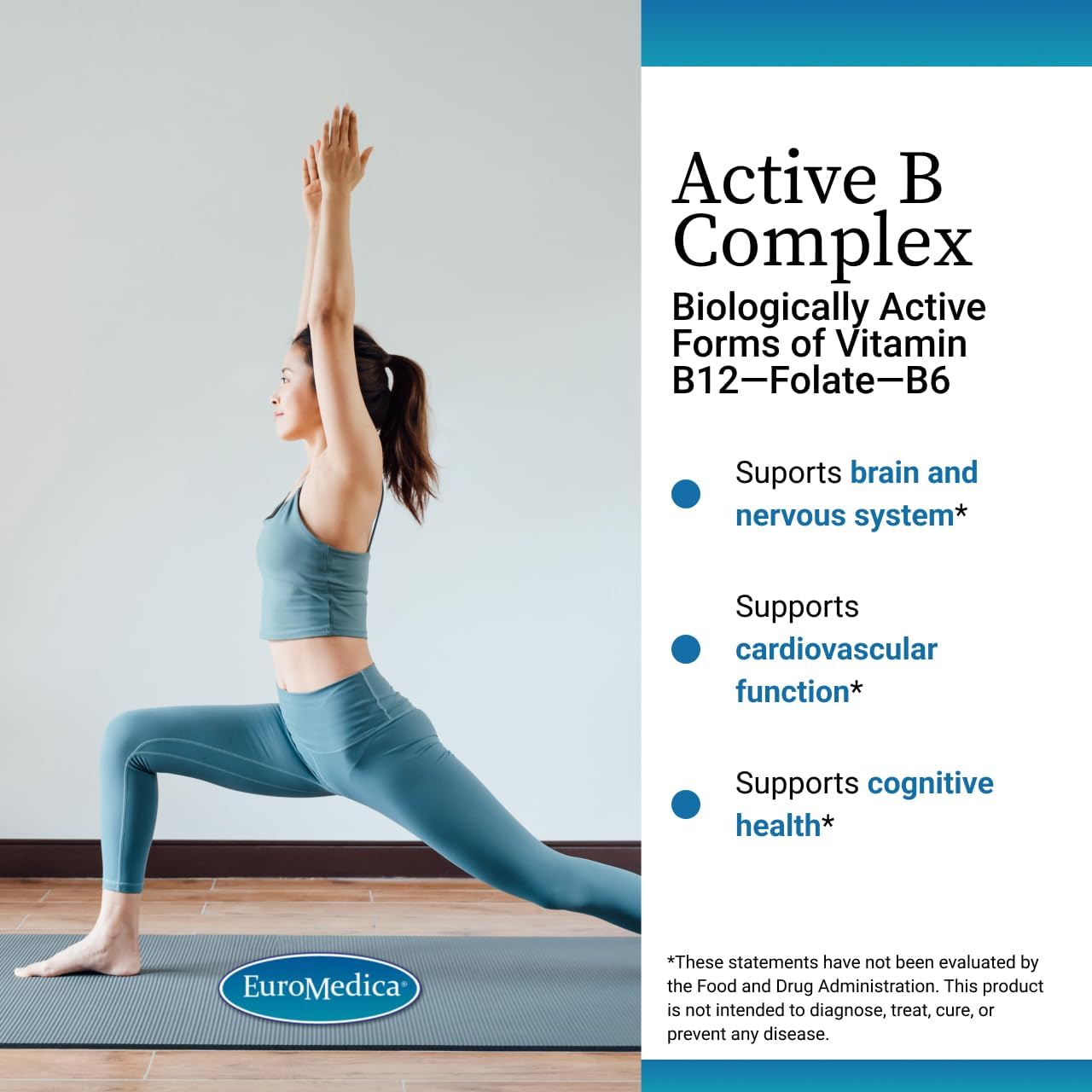 EuroMedica Active Bio-B Caps, 60 Capsules - görsel 3