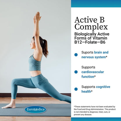 EuroMedica Active Bio-B Caps, 60 Capsules