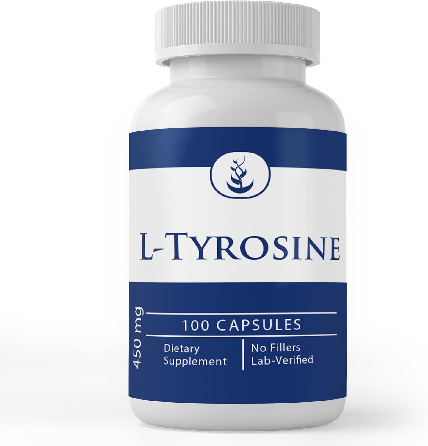 Pure Original Ingredients L-Tyrosine (100 Capsules) – Always Pure, No Additives or Fillers, Laboratory Verified - görsel 1