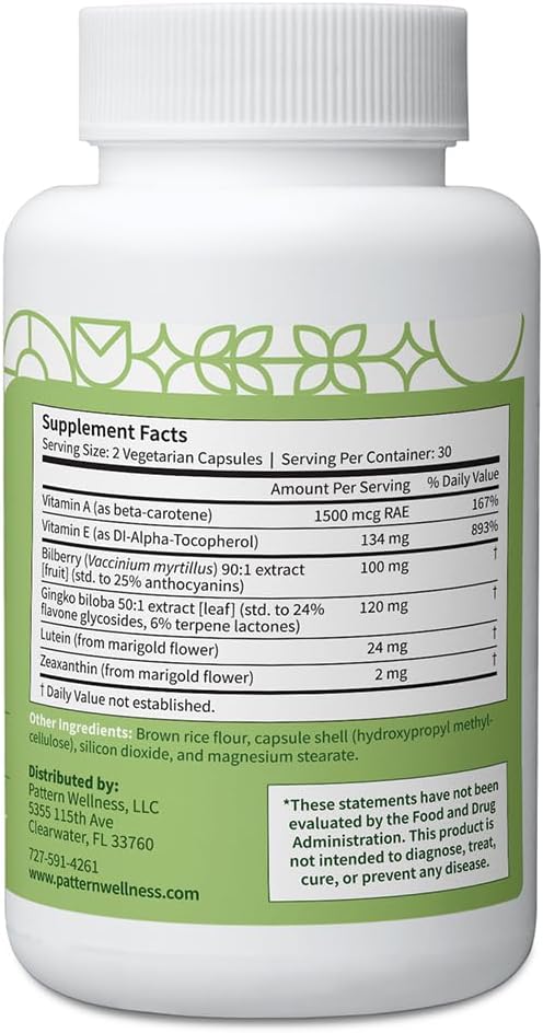 Pattern Wellness Vision Complex – Eye & Visual Support – 60 Vegan Capsules - görsel 3