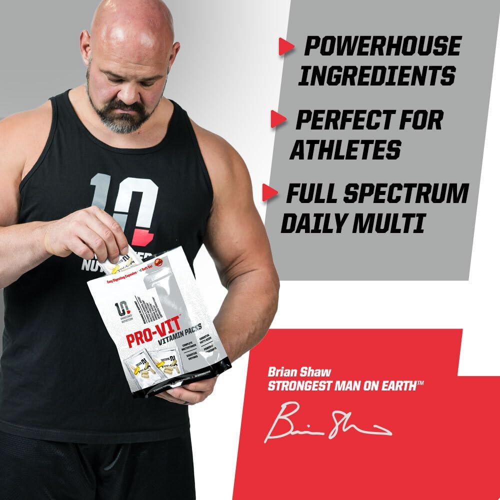 Undefined Nutrition Pro-VIT by Brian Shaw – All-in-One Vitamin & Mineral Supplement Pack (30 Day Supply) - görsel 5