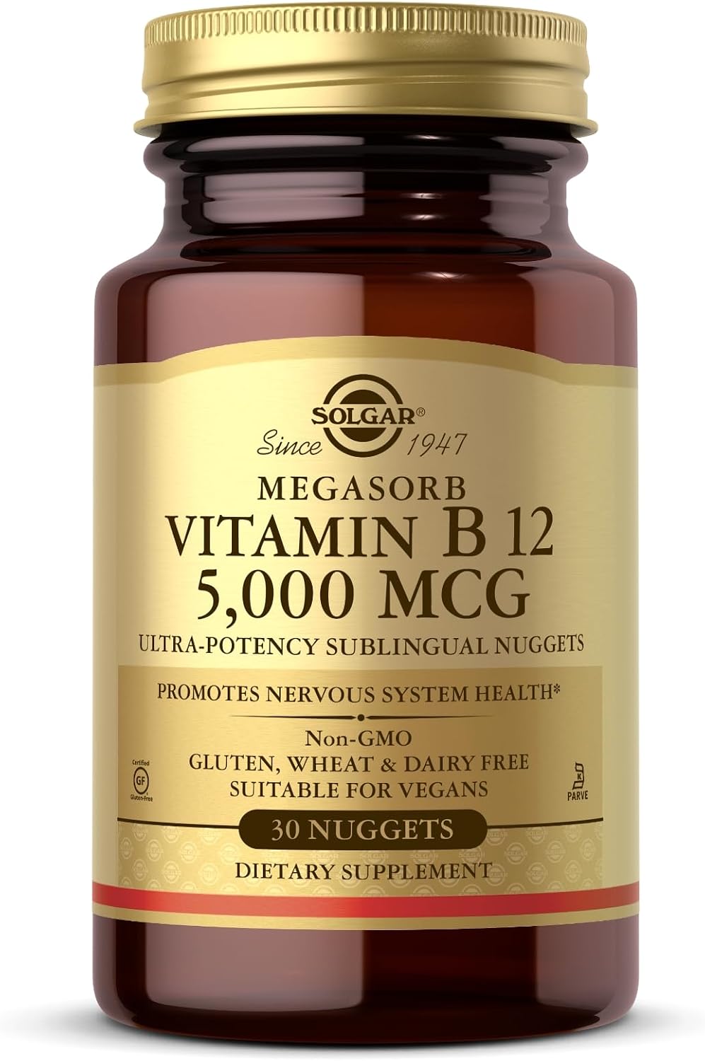 Solgar Vitamin B12 5000 mcg Sublingual Nuggets - 30 Servings - görsel 1