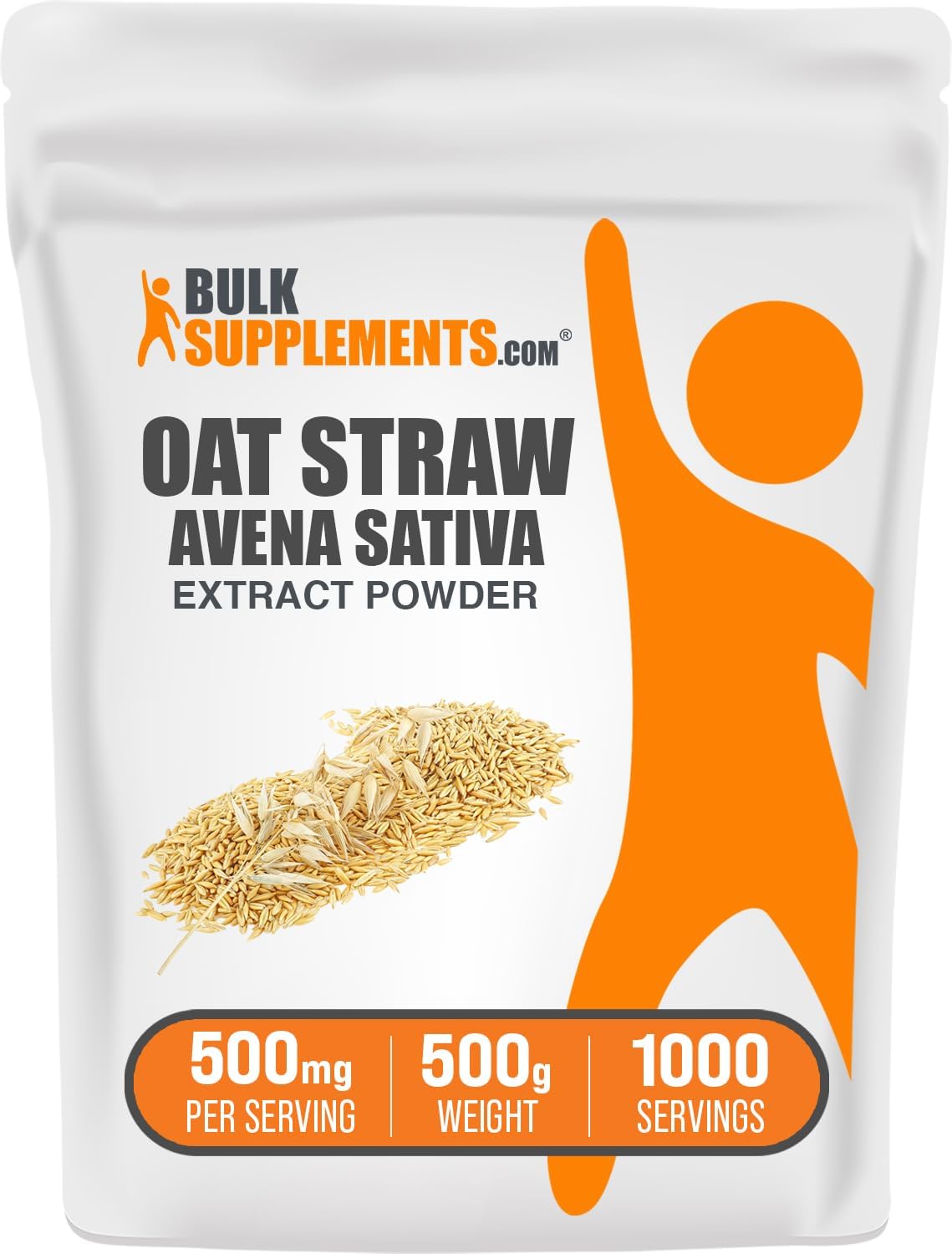 BulkSupplements.com Oat Straw Extract Powder – 5 kg - görsel 6