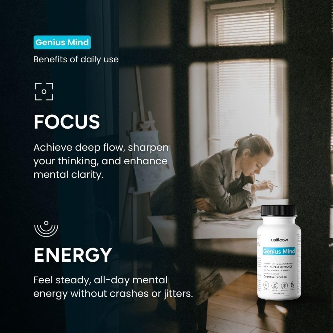 Genius Mind Nootropic Brain Supplement – 17 Brain-Boosting Ingredients for Focus, Memory and Energy - görsel 3
