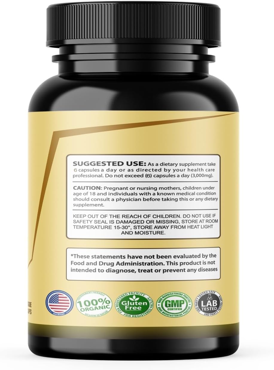 Grass-Fed Beef Colostrum Food Supplement (3000 mg, 180 Capsules) - görsel 3