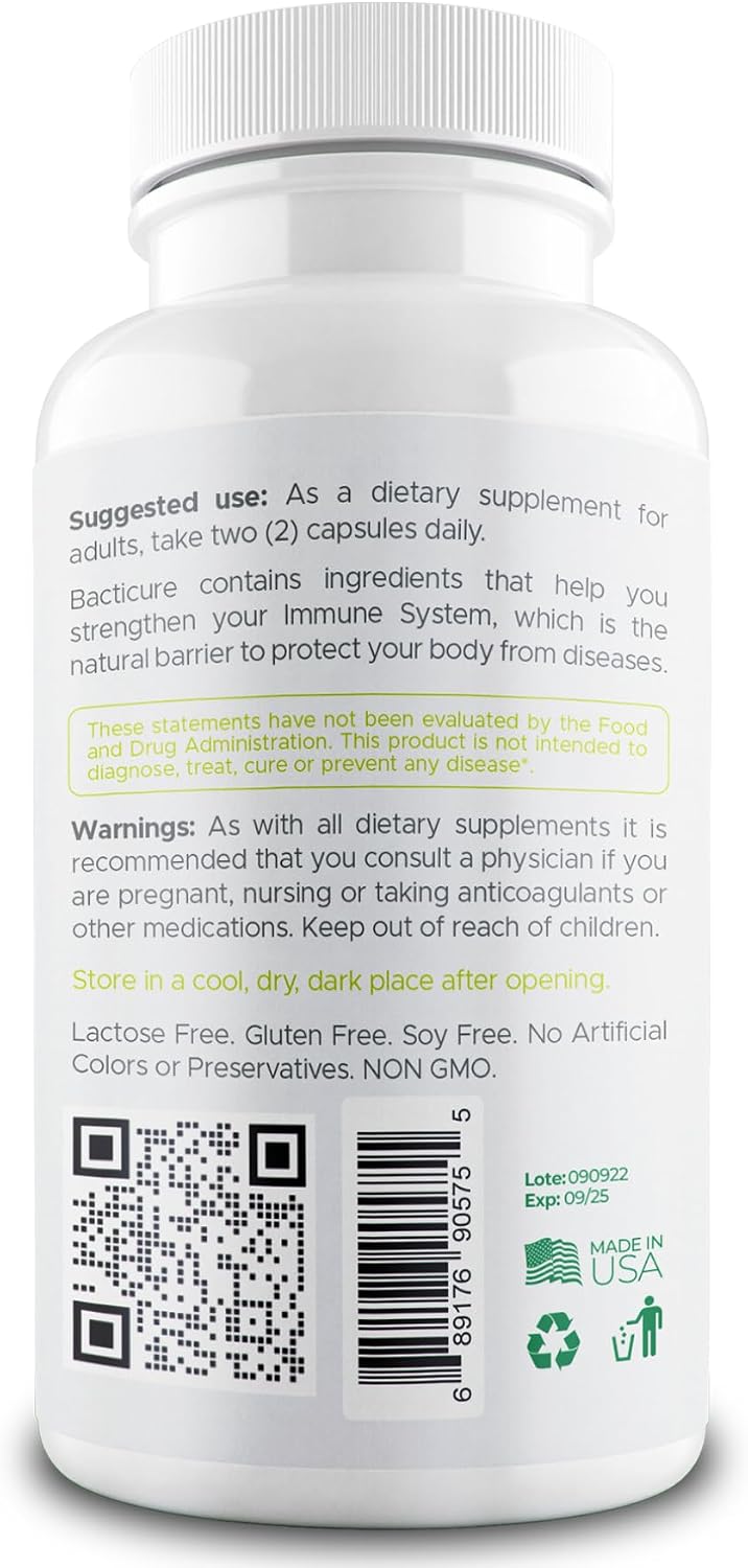 Natural Immune Support Multivitamin – Patented Formula, 4 Bottles (240 Capsules) - görsel 9