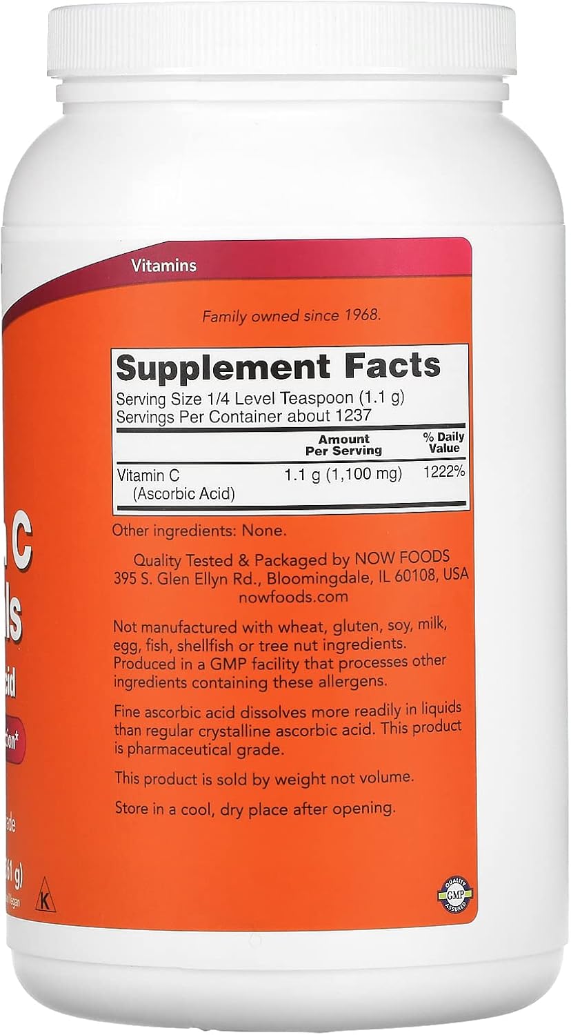 Now Foods Vitamin C Powder 1.36 kg - görsel 2